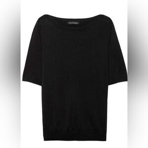 Banana Republic Black Short Sleeve Sweater, size medium